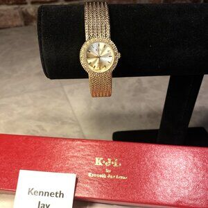 Kenneth Jay Lane Gold Women’s Watch